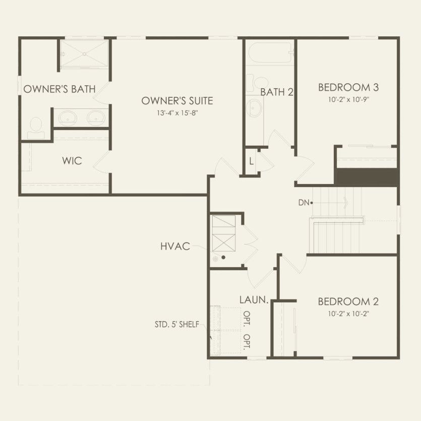 Second Floor 3 br / 2.5 ba