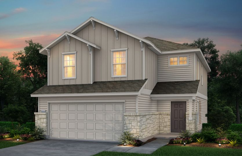 Springfield Plan at Summerlyn in Leander, TX by Centex Homes
