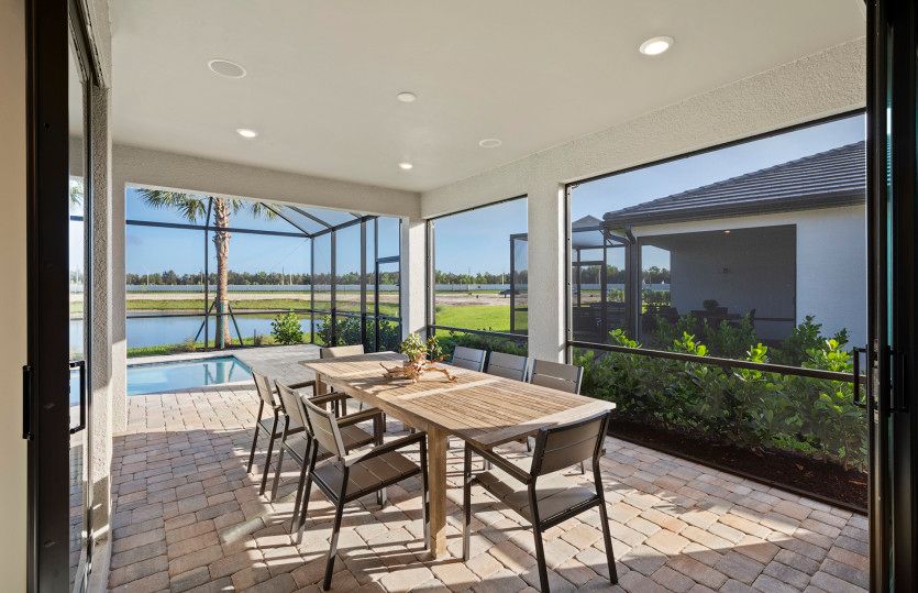 Covered extended lanai