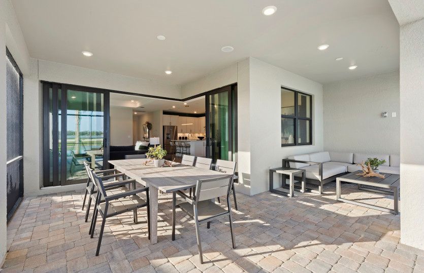 New home with indoor/outdoor living