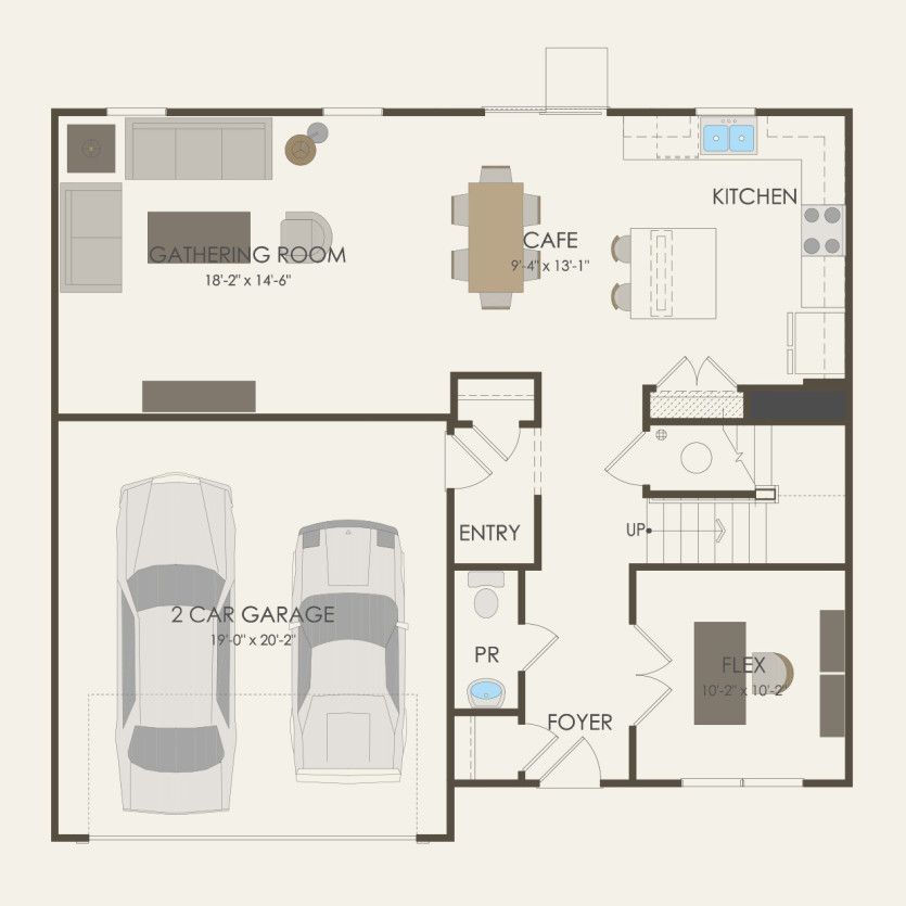 First Floor 3 br / 2.5 ba