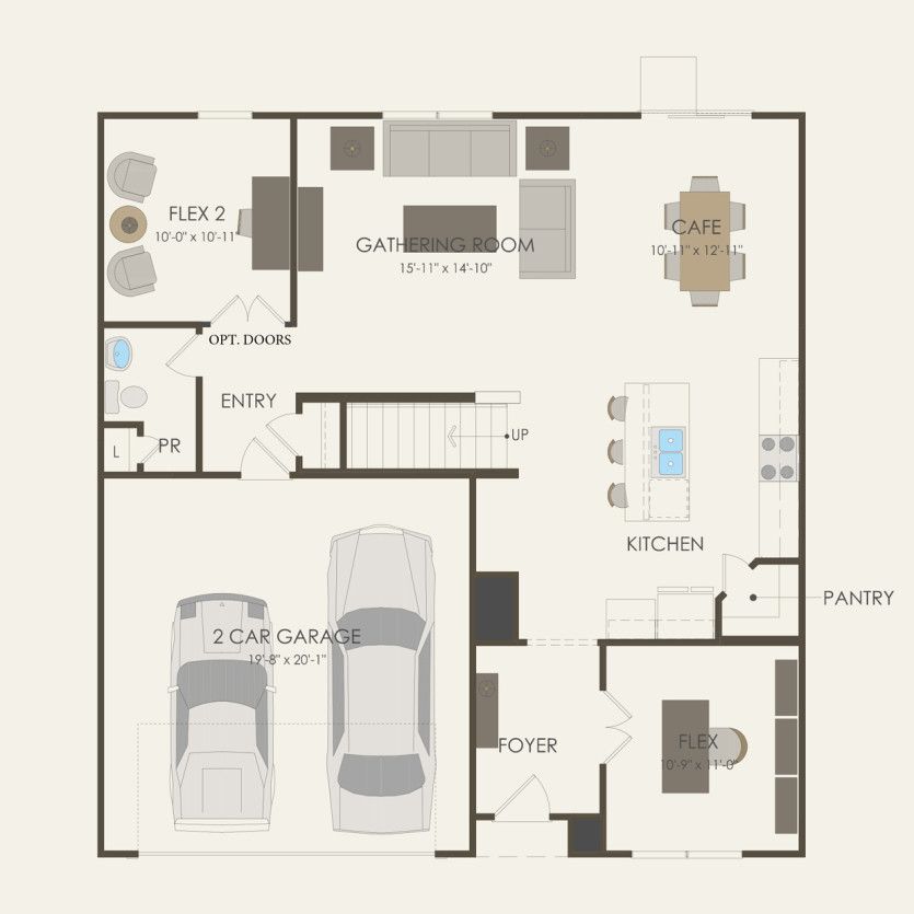 First Floor 4 br / 2.5 ba