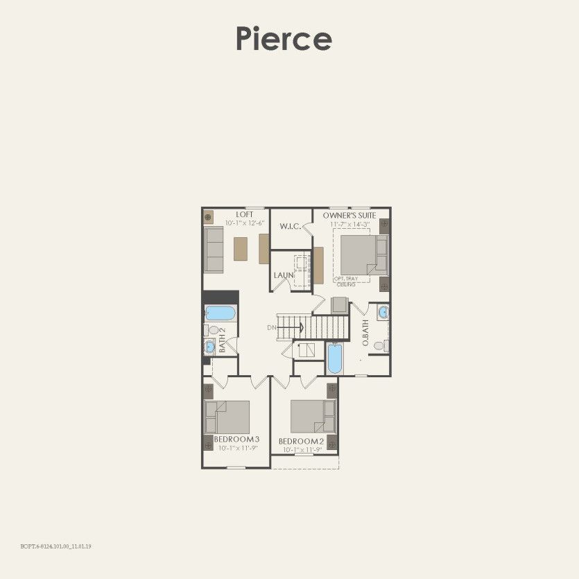 Second Floor 3 br / 2 ba