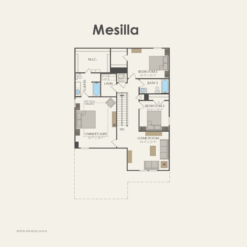 Second Floor 4 br / 3 ba