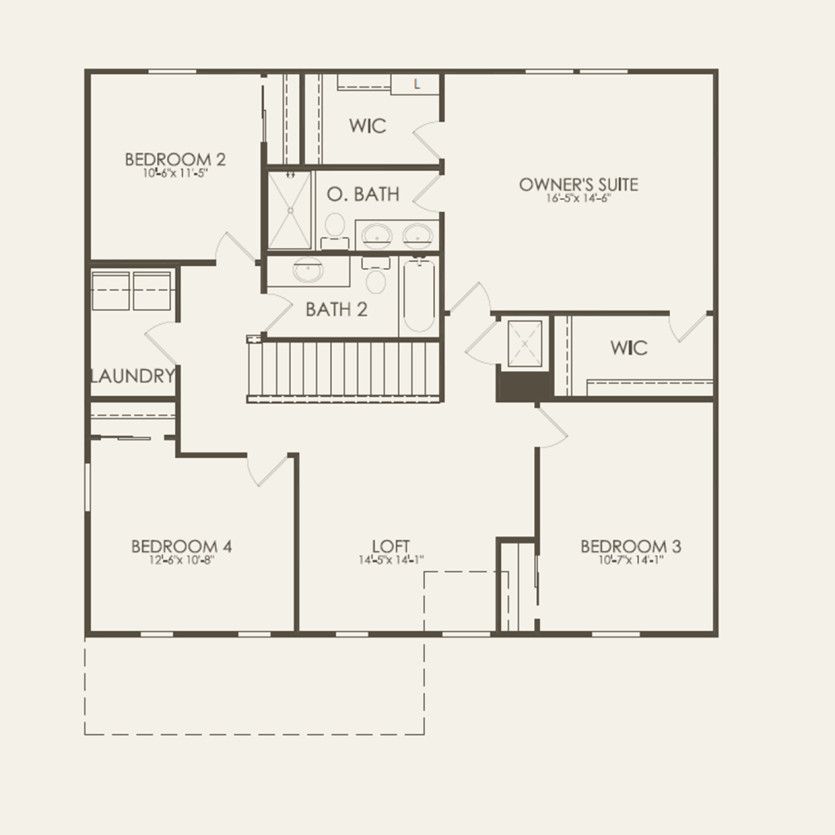 Second Floor 4 br / 2.5 ba