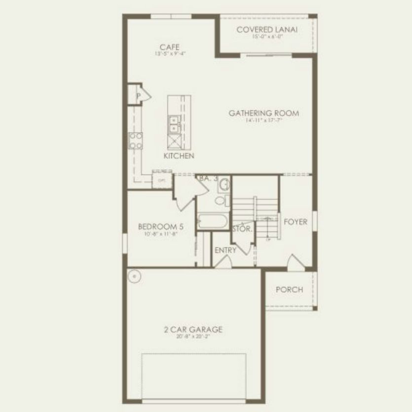 First Floor 5 br / 3 ba
