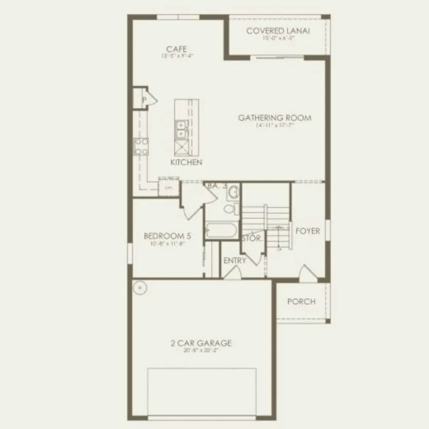 Tybee floor plan layout