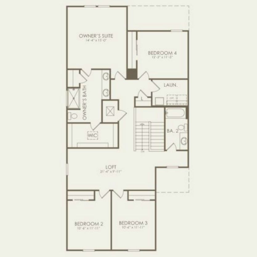 Second Floor 5 br / 3 ba