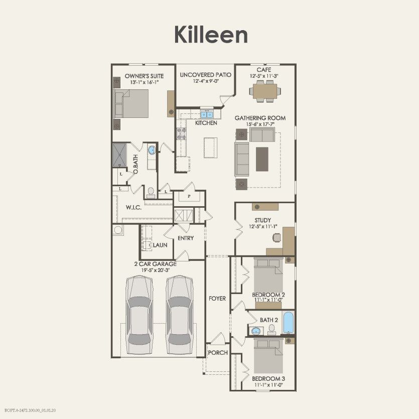 First Floor 3 br / 2 ba