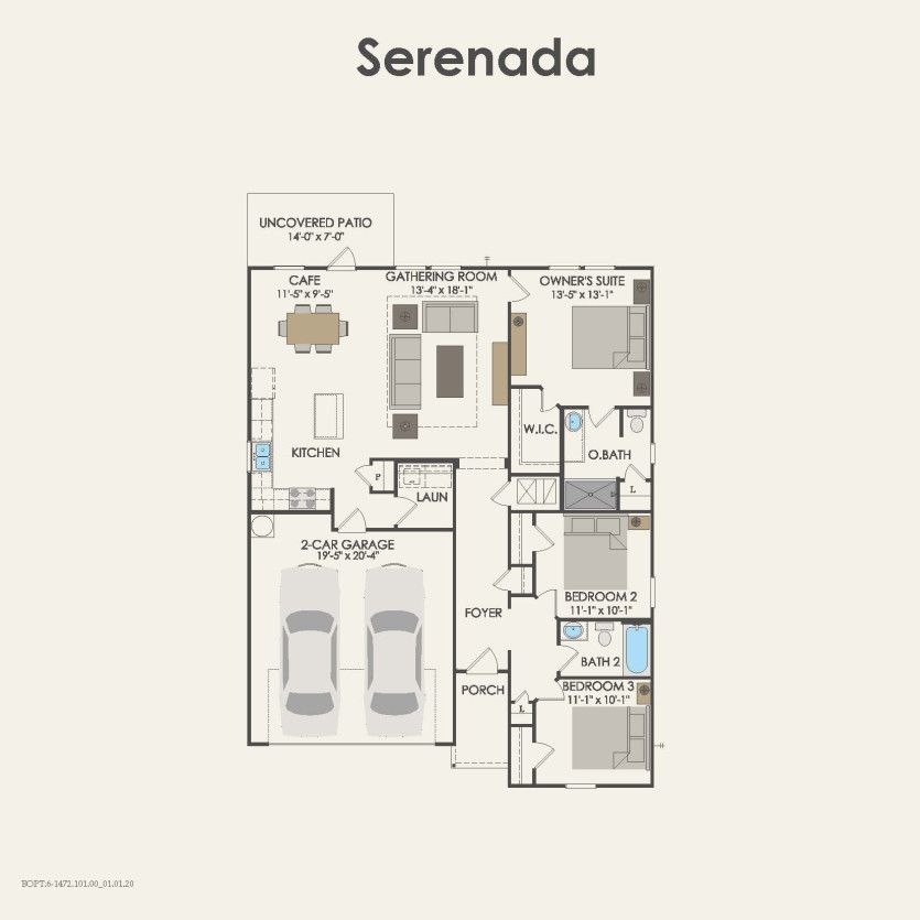 First Floor 3 br / 2 ba