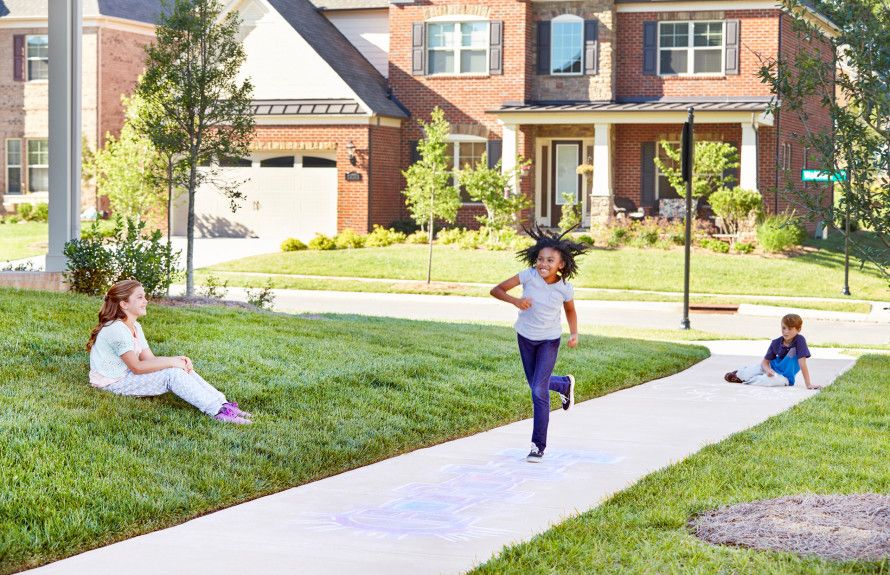 Open green space in community