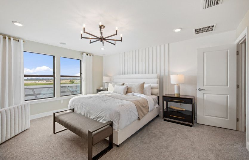 Spacious owner's suite on 2nd floor of home