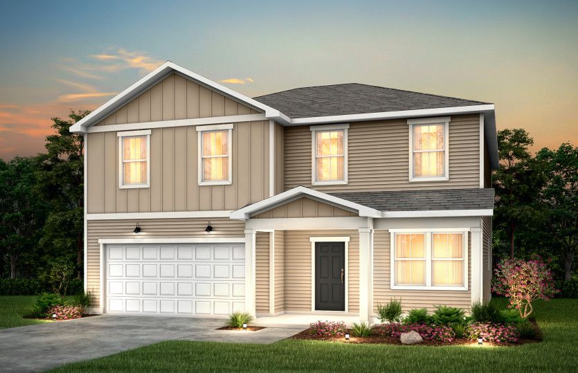 Whimbrel Exterior TD103 with a covered front porch.