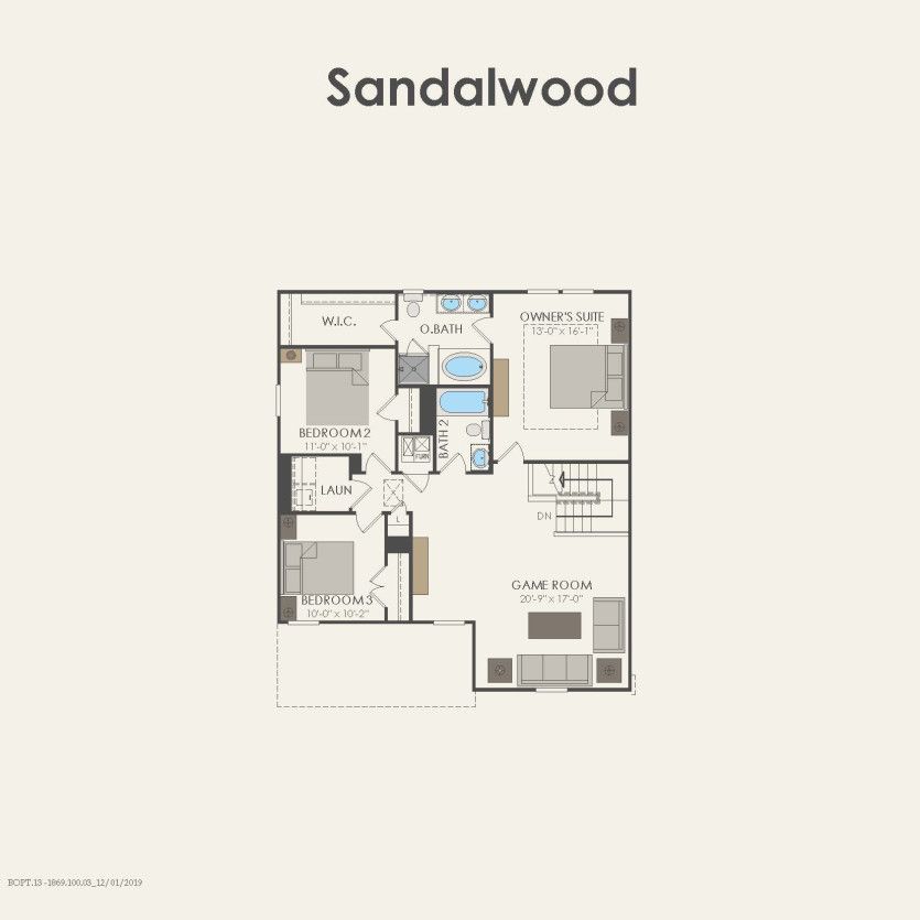 Second Floor 3 br / 2.5 ba