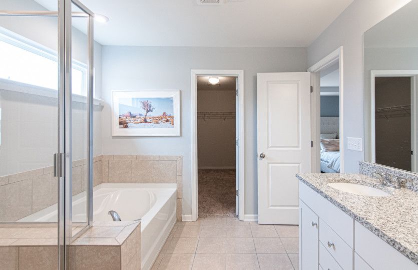 Owner's Bath with Large Walk-In Closet