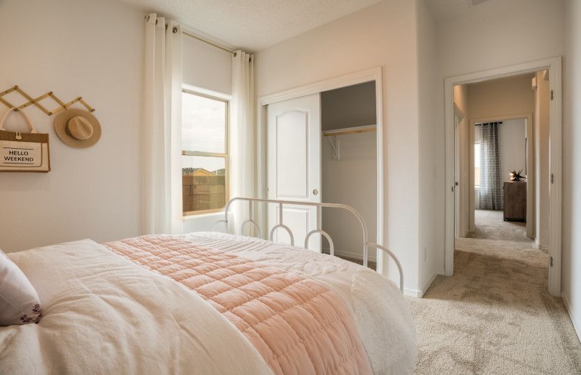 Enjoy a large closet in bed 2 that provides ample storage space.