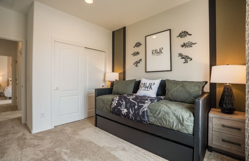 Enjoy a large closet in bed 3 that provides ample storage space.