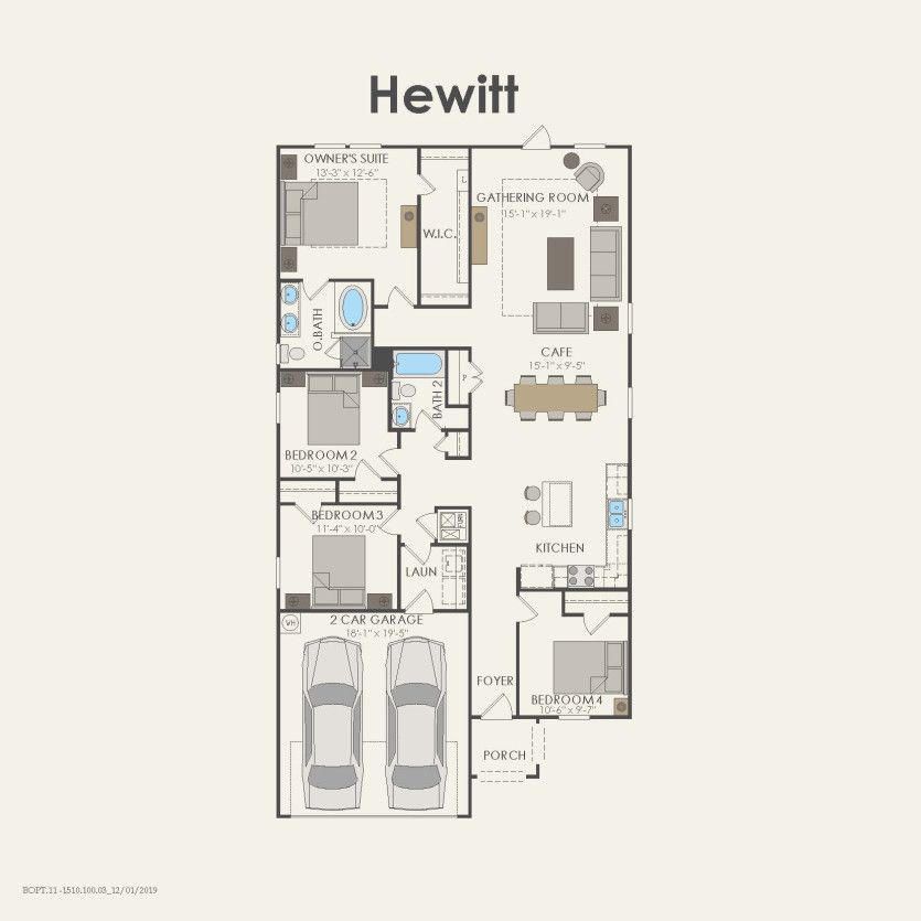 First Floor 4 br / 2 ba