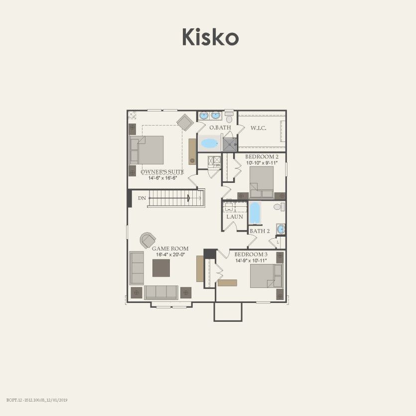Second Floor 4 br / 3 ba