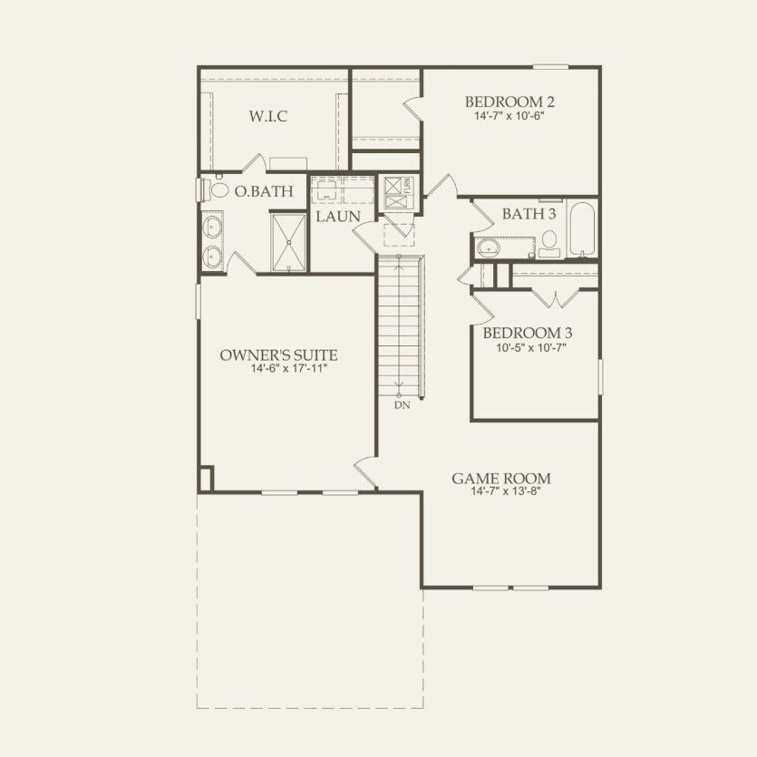 Second Floor 4 br / 3 ba