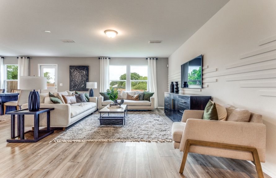 Spacious main living areas