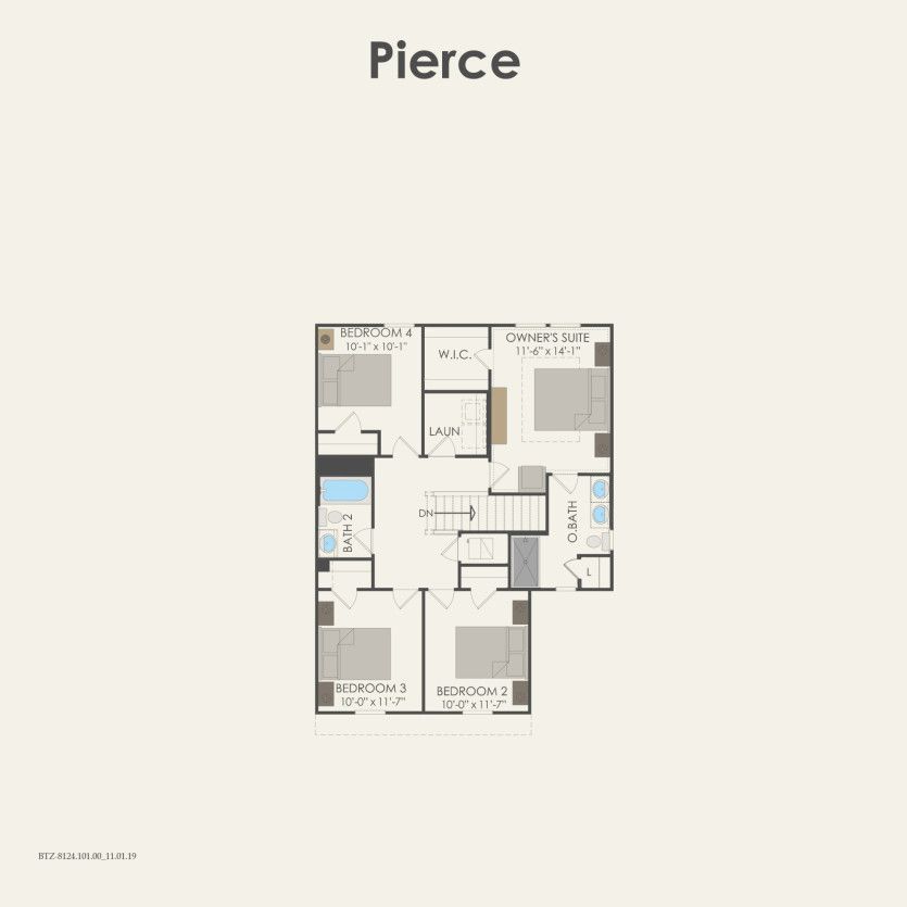 Second Floor 4 br / 2.5 ba