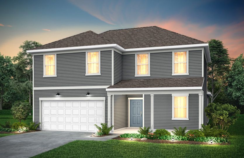 Starling Exterior TD109 with large windows and a covered front porch.