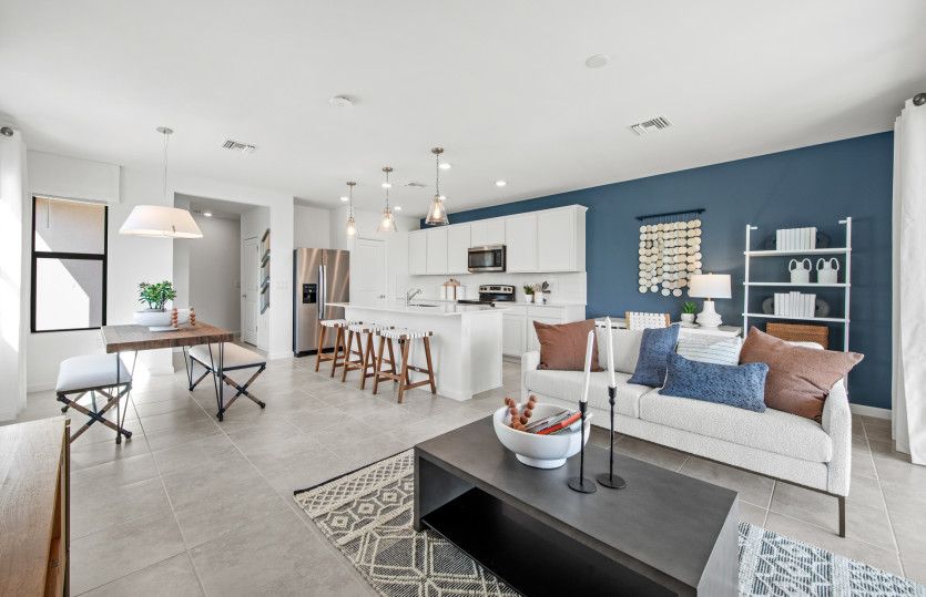 Bright and open gathering room