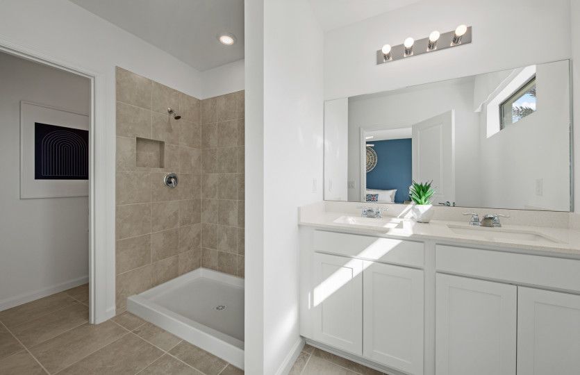 Owner's bathroom with shower