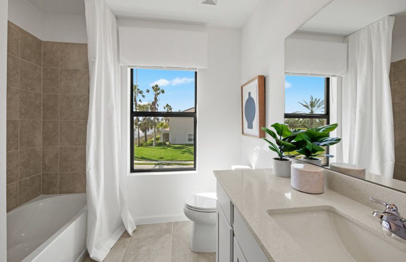 Secondary bathroom