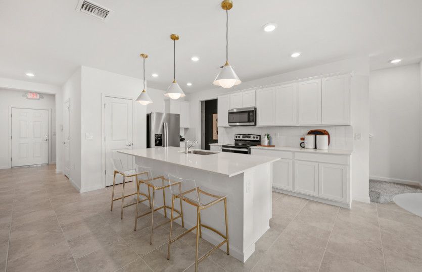 Open concept kitchen