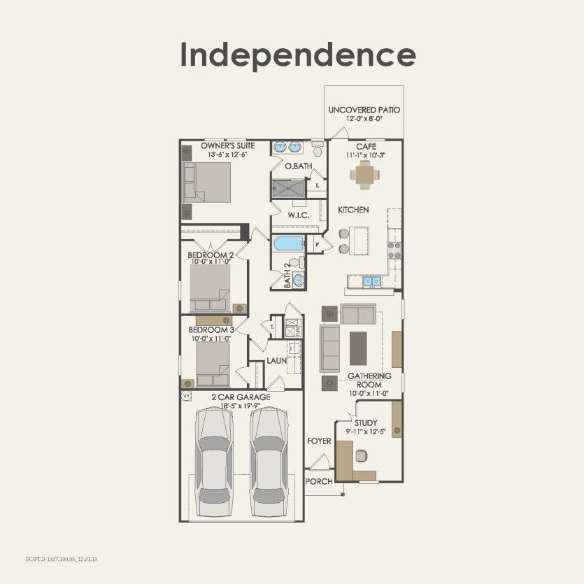 First Floor 3 br / 2 ba