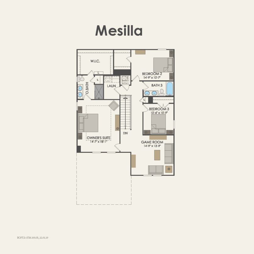 Second Floor 4 br / 3 ba