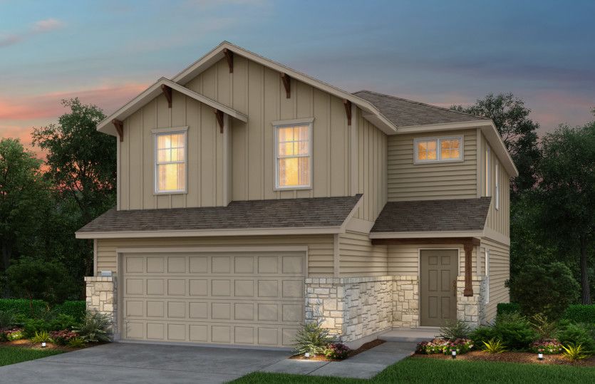 Springfield Plan at Sunfield in Buda, TX by Centex Homes