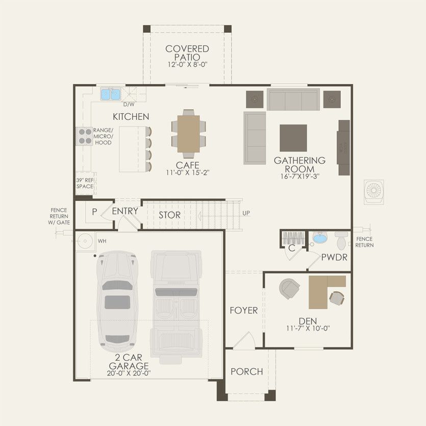 First Floor 4 br / 2 ba