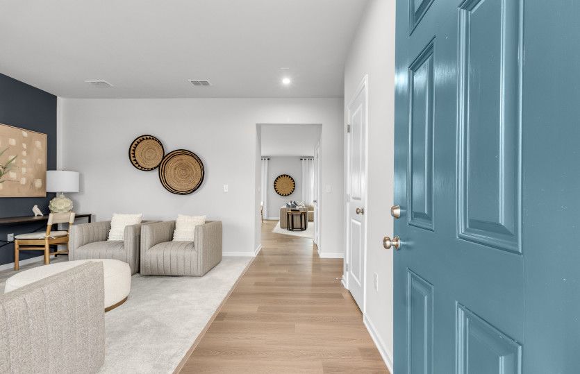 Front Foyer & Flex Space - Living Room - Model Representation