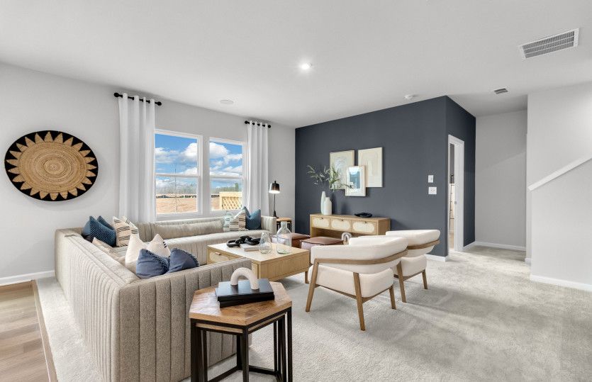 Gathering Room has Space to Entertain - Model Representation