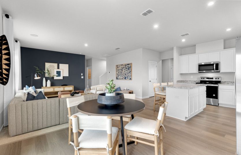 Café off Kitchen& Open to Gathering Room - Model Representation