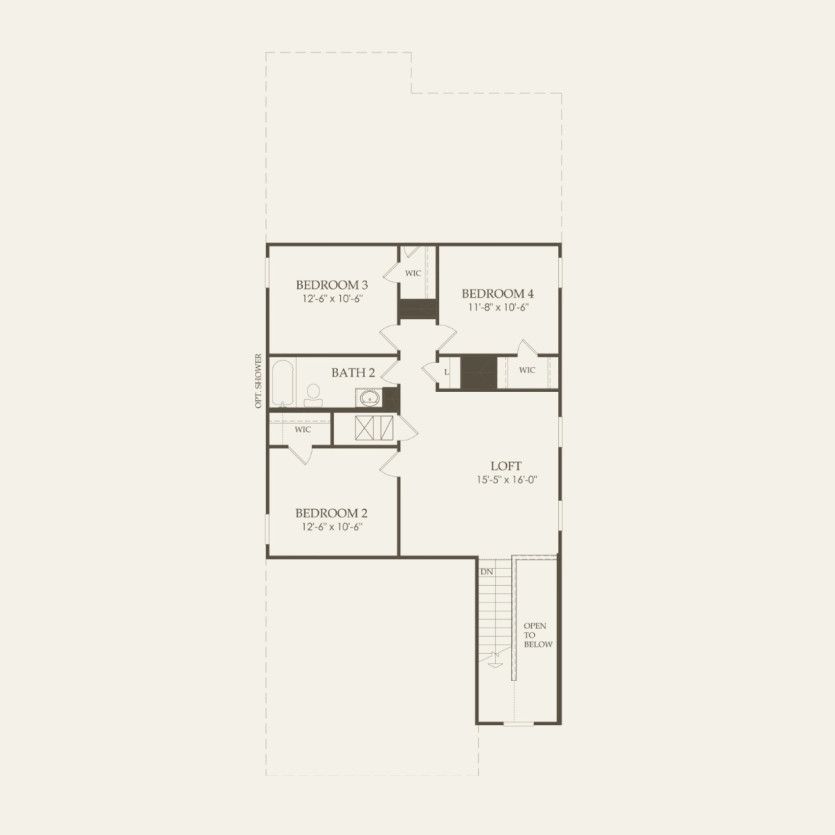 Second Floor 4 br / 2.5 ba