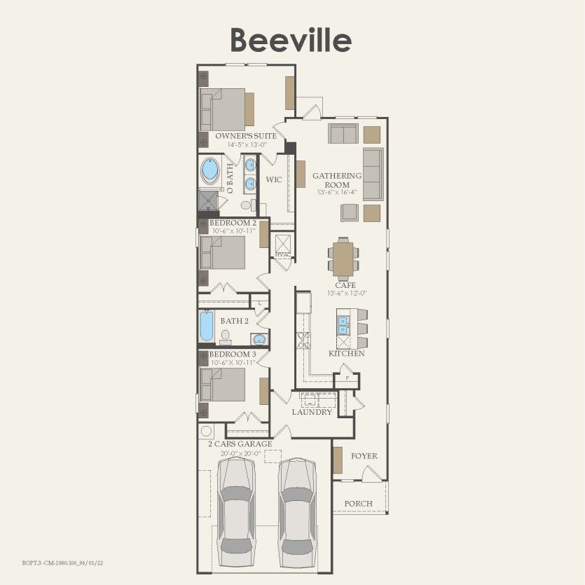 First Floor 3 br / 2 ba