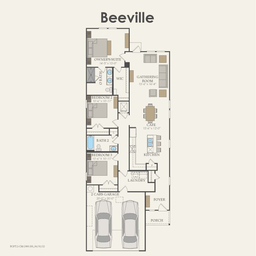 First Floor 3 br / 2 ba