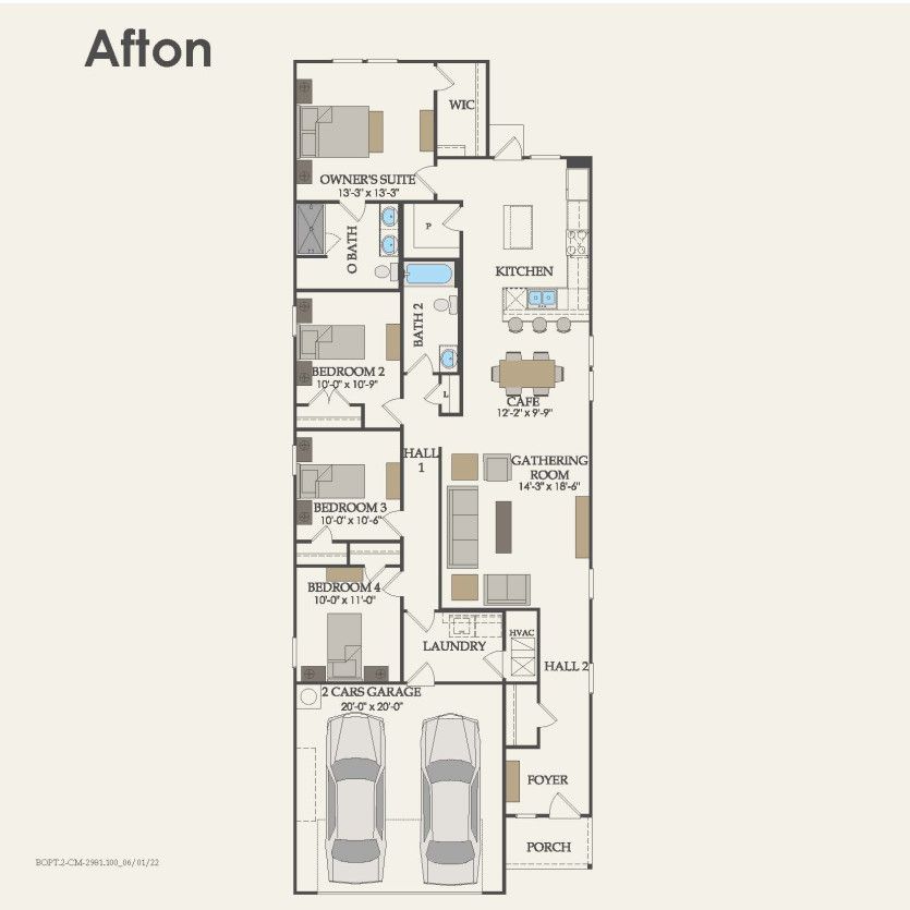 First Floor 4 br / 2 ba