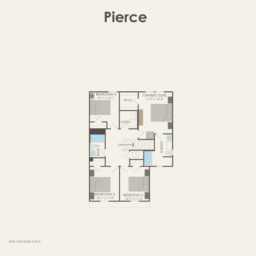 Second Floor 4 br / 2.5 ba