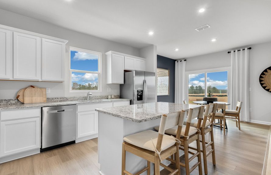 Bright, open kitchens