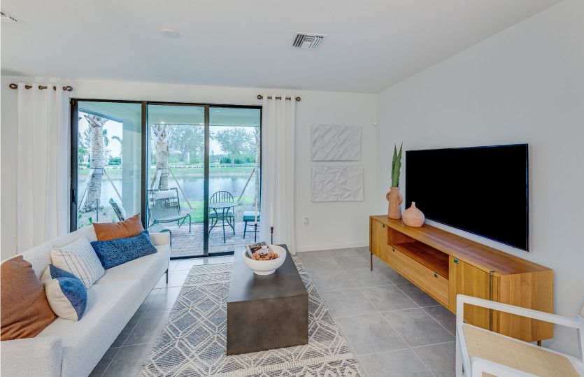 Spacious gathering room
