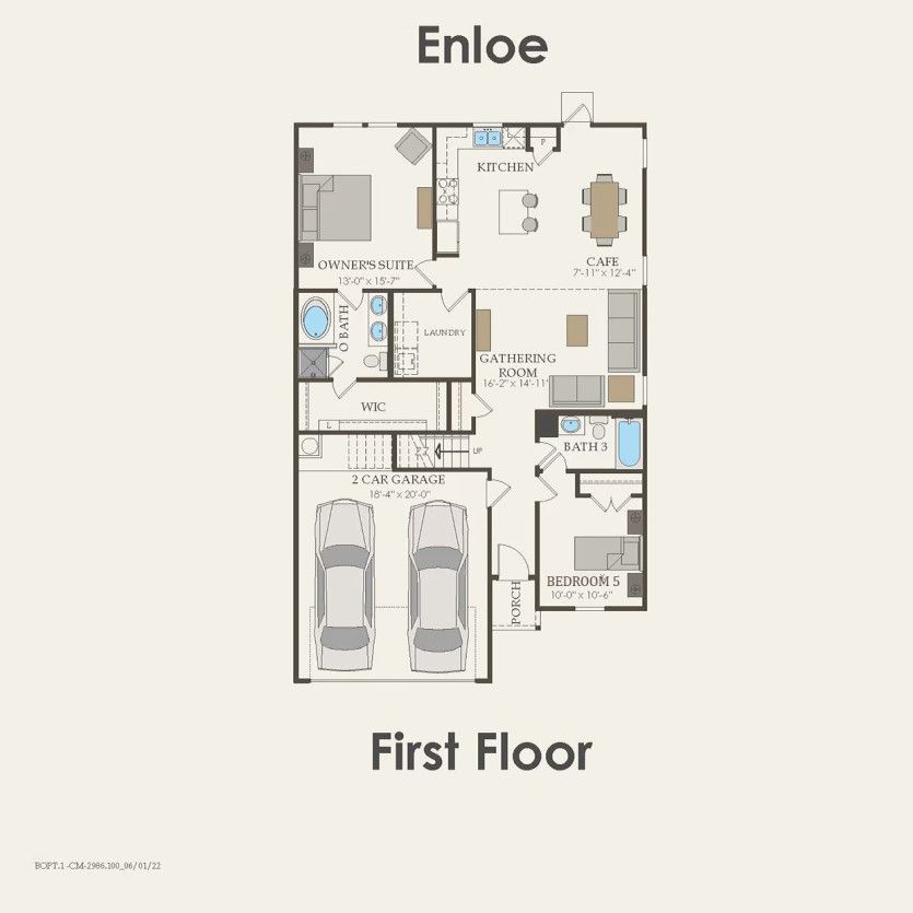 First Floor 5 br / 3 ba