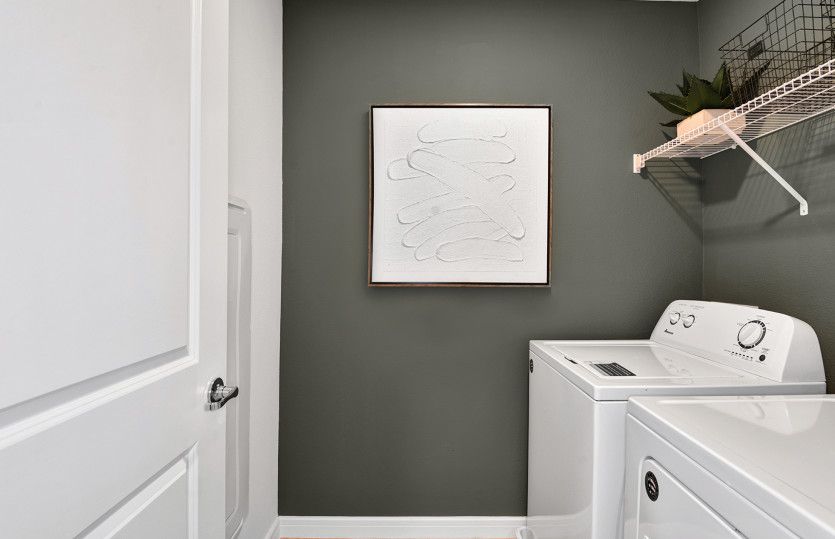 Convenient Laundry Room