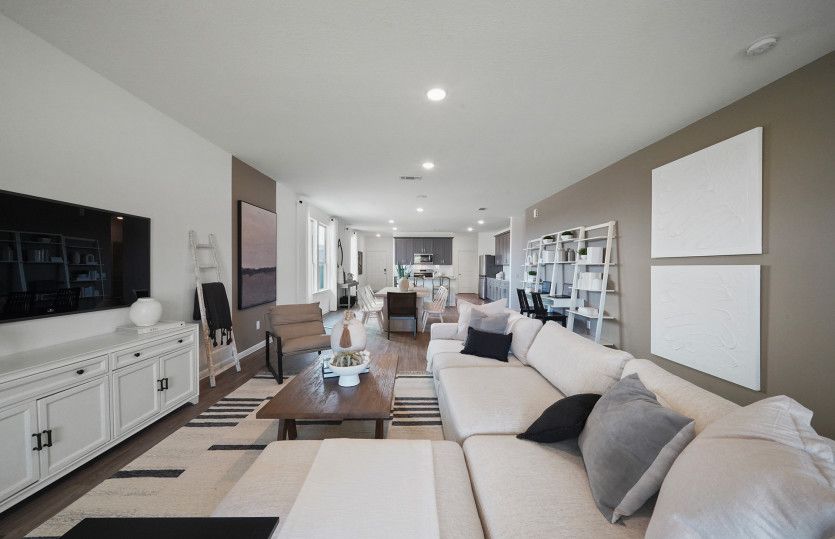 Spacious living room
