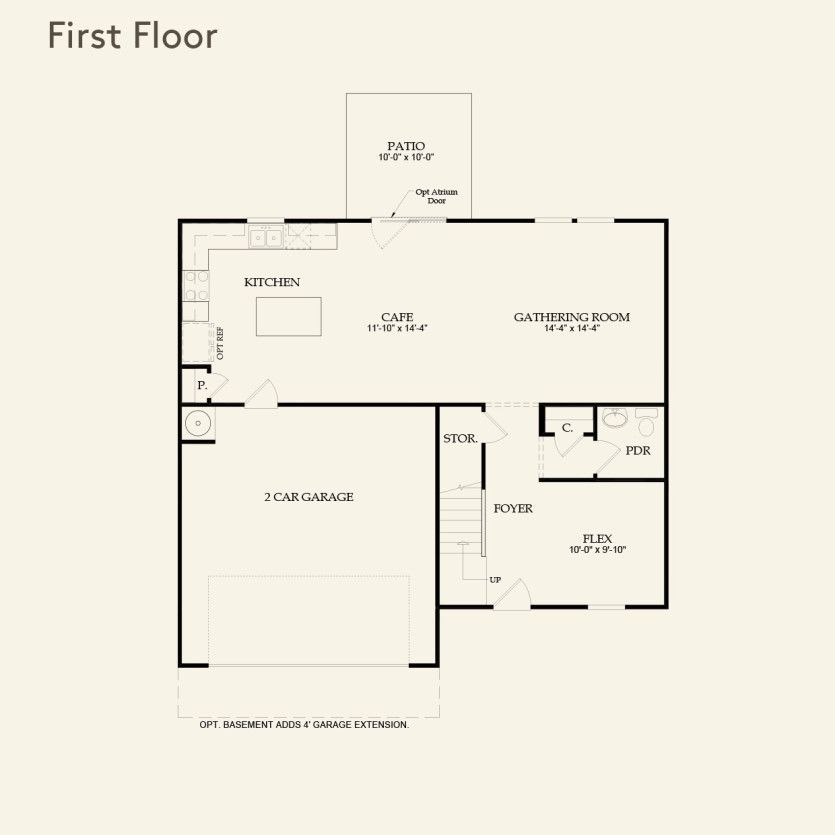 First Floor 3 br / 2.5 ba