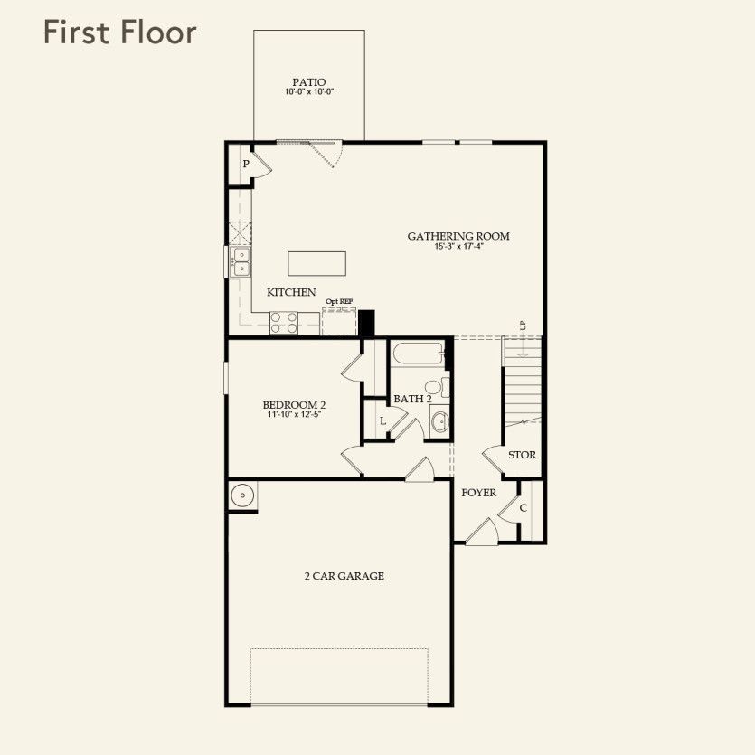 First Floor 4 br / 3 ba